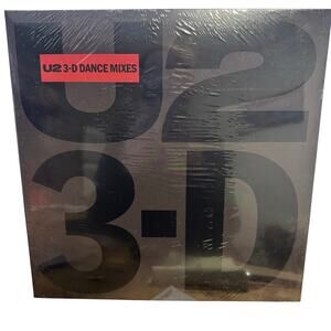 NWT U2 3-D Dance Mixes LP Record Vinyl